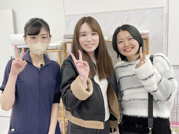 卒業生が遊びに来てくれました♪